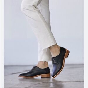 Nisolo James Oxford Shoes - Black Leather